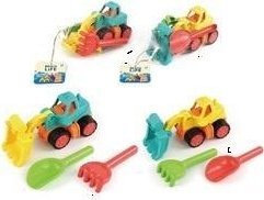 Zestaw do piasku z koparką mix