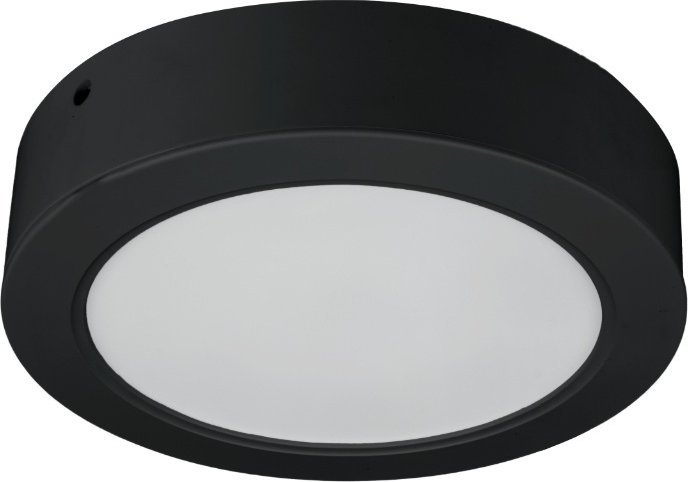 Lampa sufitowa DPM Plafon LED 18W 1900lm 3000K-6500K okrągły czarny DPM 2w1 natynkowy i podtynkowy