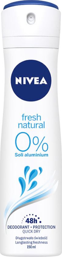 Nivea Dezodorant FRESH NATURAL spray damski 150ml