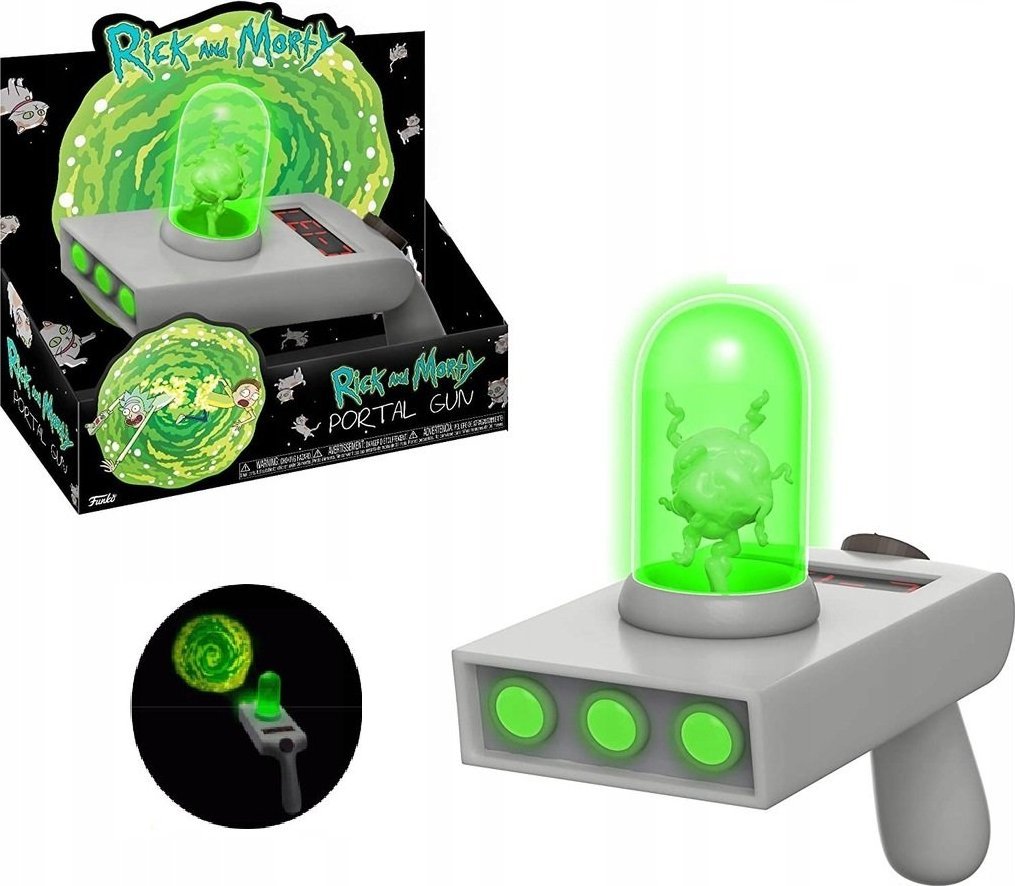 Figurka Funko Pop funko pop! rick & morty portal gun replika świeci