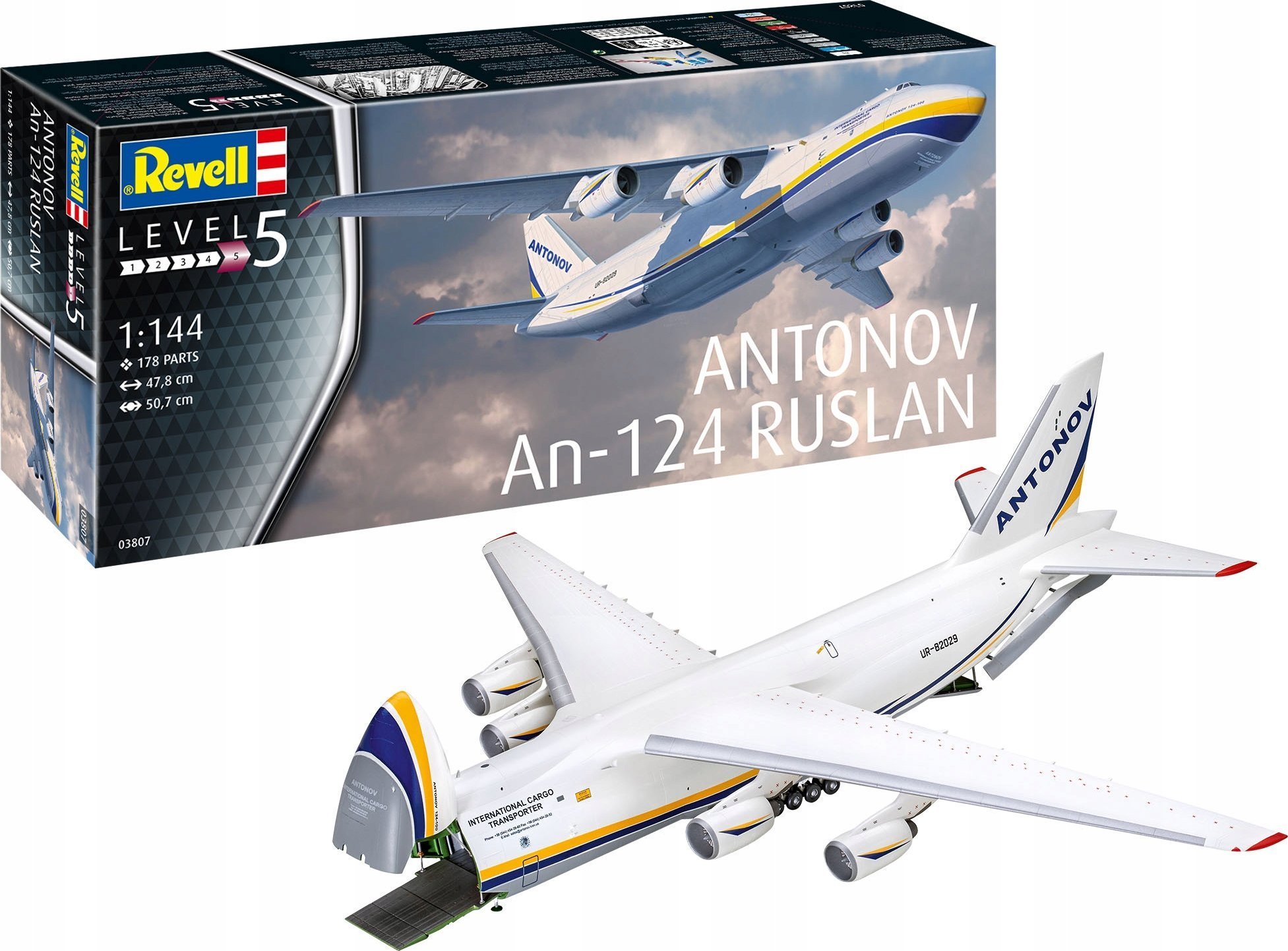 Revell Model plastikowy Antonov AN-124 Ruslan 1/144