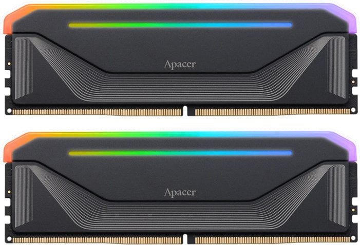 Pamięć DDR5 Apacer NOX RGB 32GB (2x16GB) 6000MHz CL38 1,35V Black HS