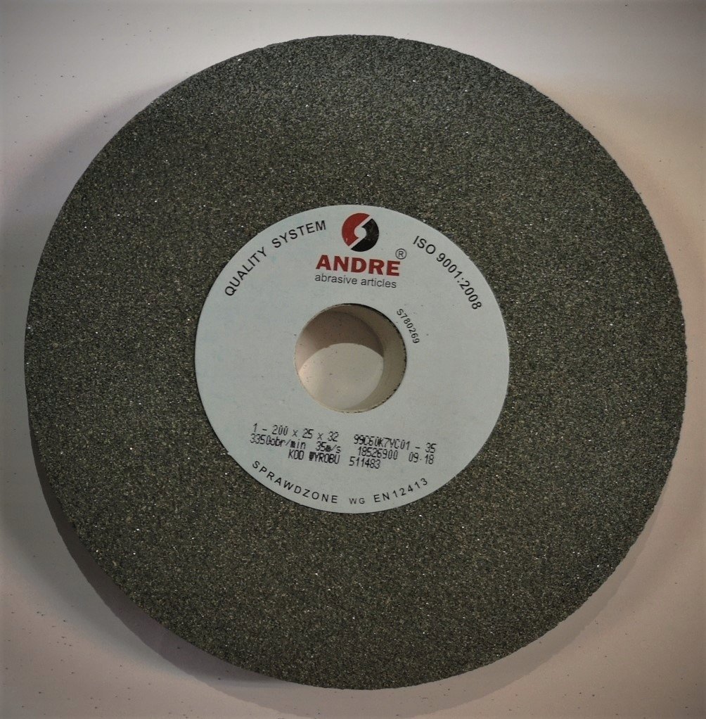 ANDRE ŚCIERNICA PŁASKA 200mm x 25mm x 32mm 99C60K7VC01-35 ZIELONA "TYP 1"