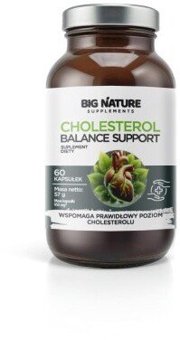 MYVITA BIG NATURE Wsparcie równowagi cholesterolu suplement diety 60 kapsułek