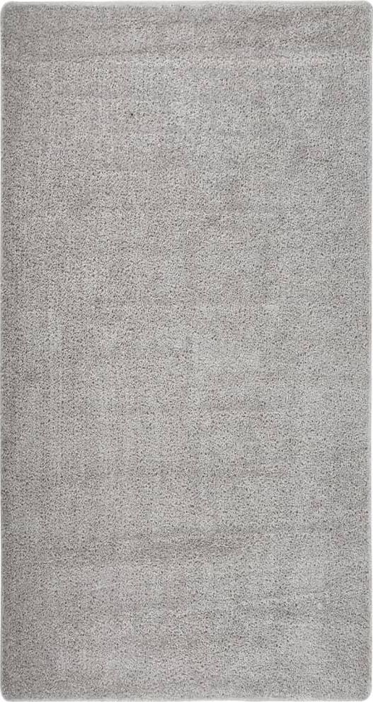 vidaXL vidaXL Dywan shaggy, jasnoszary, 80x150 cm, antypoślizgowy