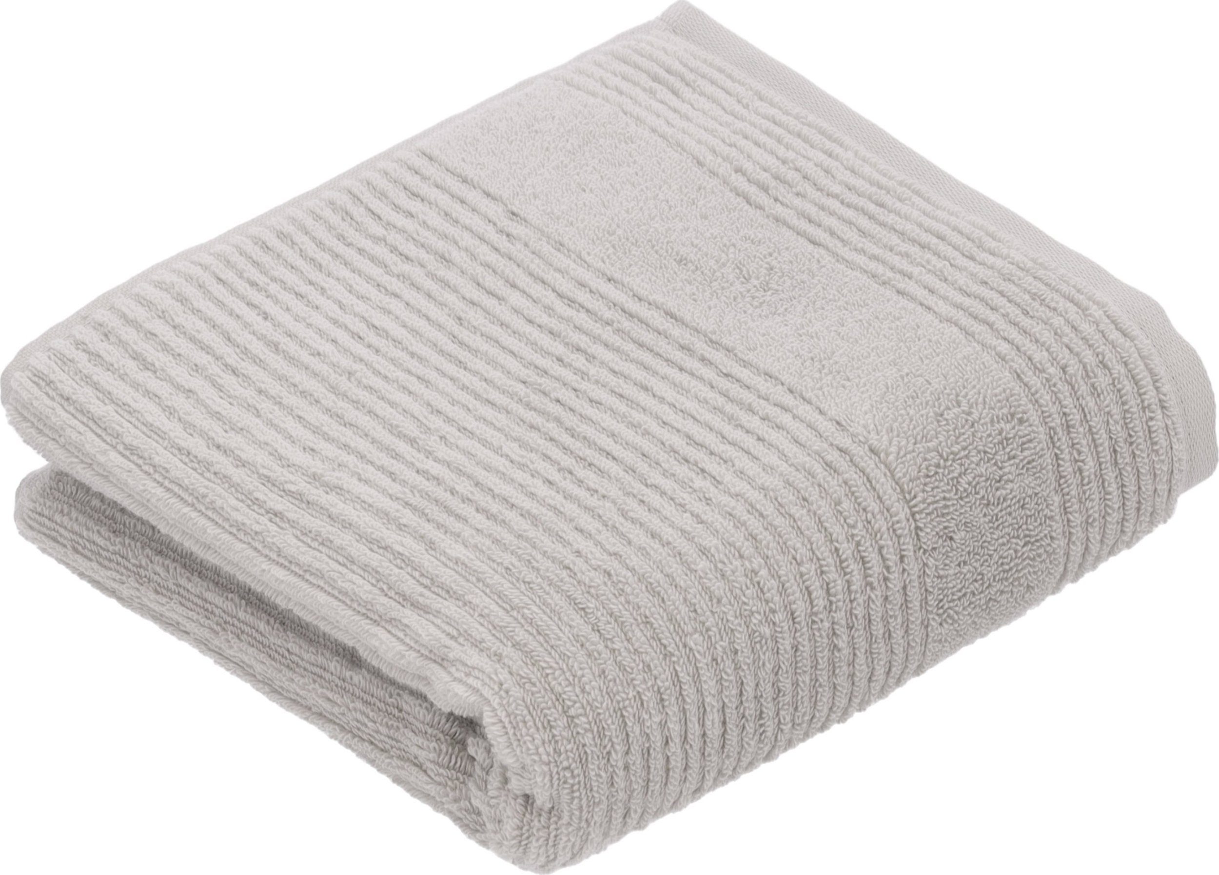 Vossen Ręcznik bawełniany 50x100 cm Tomorrow 716 Stone biodegradowalny