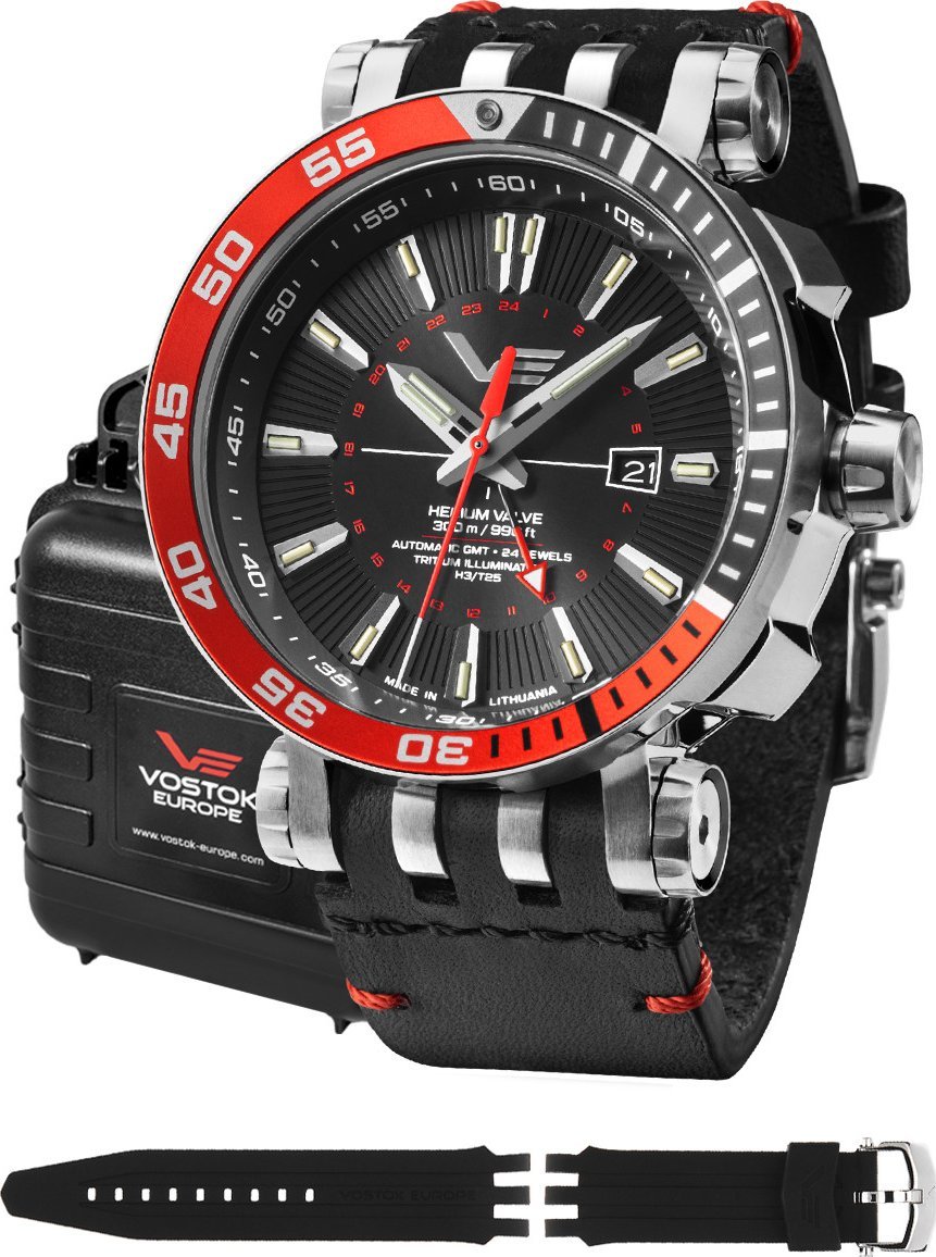 Zegarek Vostok Europe Zegarek męski Vostok Europe NH34-575A717 czarny