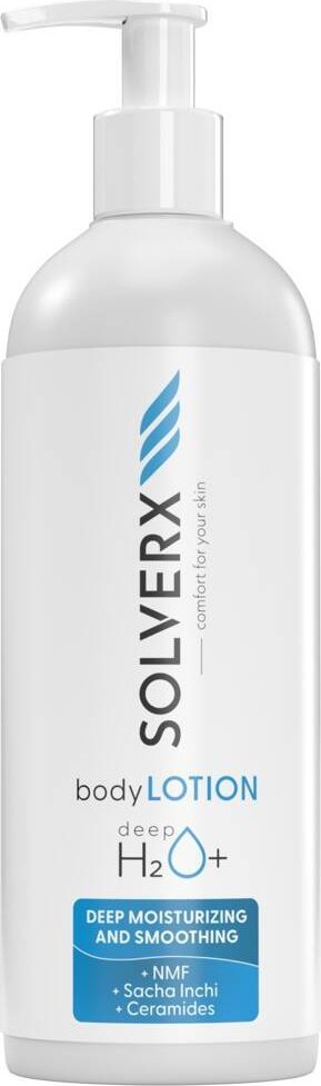 Solverx SOLVERX Deep H2O+ Balsam do ciała głęboko nawilżający - skóra przesuszona i odwodniona 400 ml