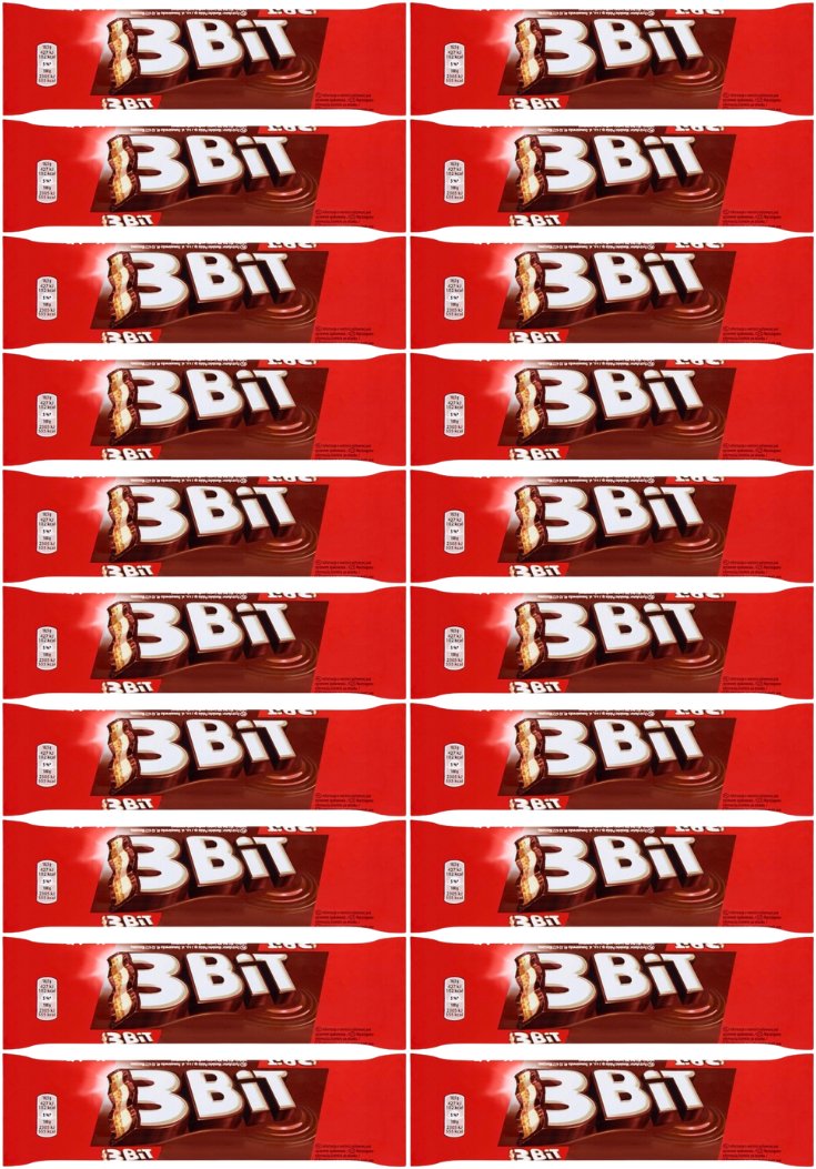 3Bit Baton w czekoladzie mlecznej z nadzieniem mlecznym i herbatnikiem 46 g x 20 sztuk