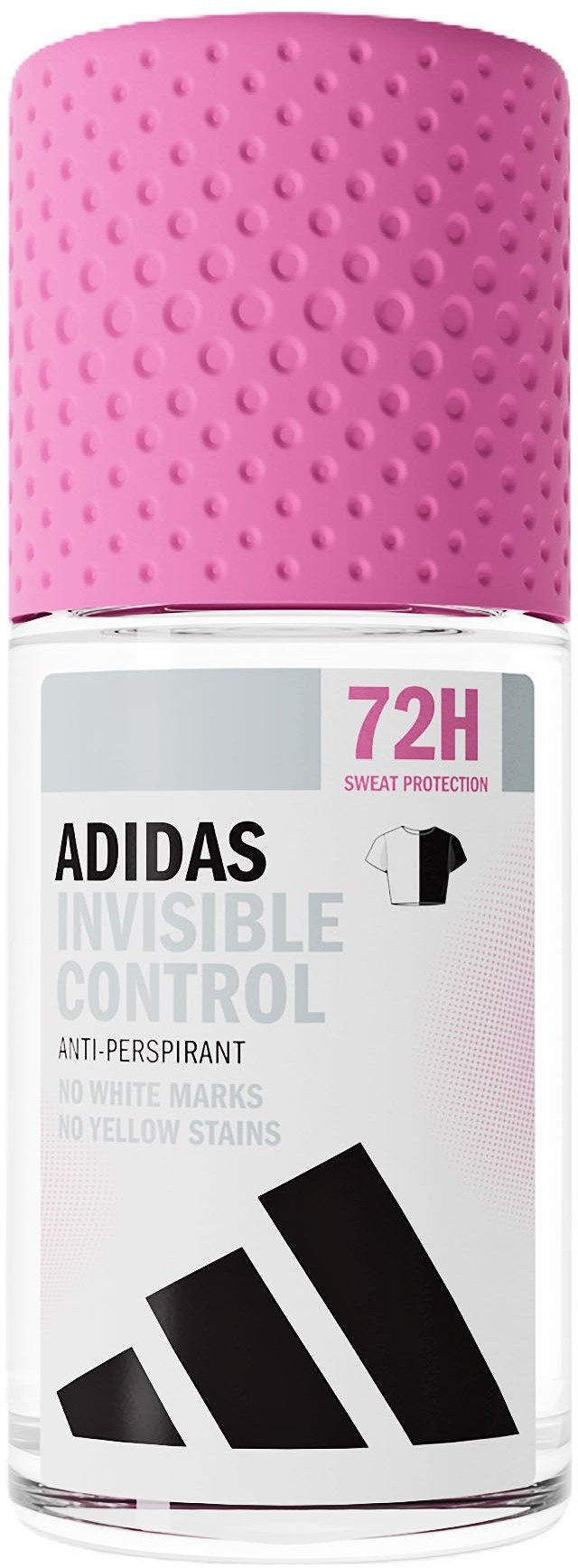 ADIDAS Invisible Control 72h Dezodorant anti-perspirant roll-on dla kobiet 50 ml