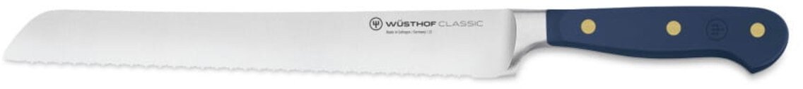 CLASSIC COLOUR Nóż do chleba 23/35,7 cm niebieski