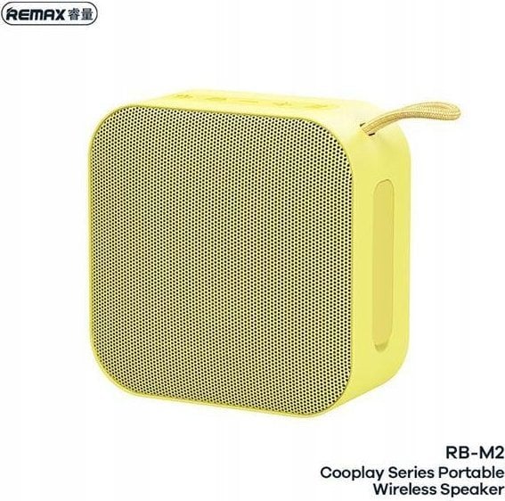Głośnik Remax GŁOŚNIK REMAX COOPLAY SERIES RB-M2 WIRELESS YELLOW