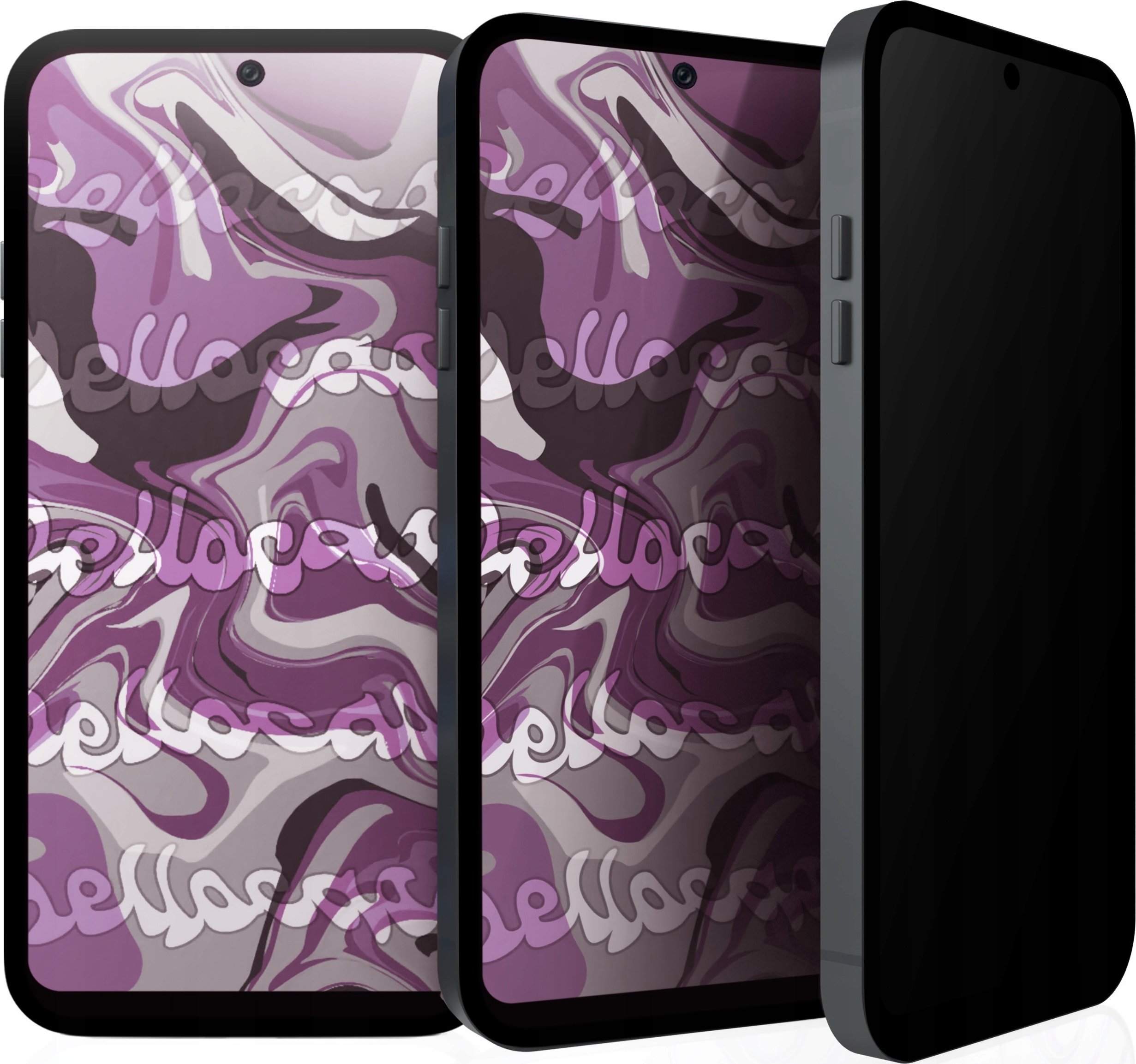 Hello Case [2-pak] Szkło Hartowane Do Huawei Poco X6 Pro 5G (Antyszpiegowskie, 9H)