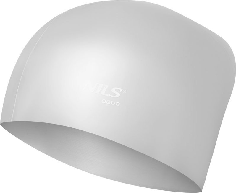 Nils Extreme NQC JEDNOKOLOROWY SZARY CZEPEK SILIKONOWY DO DŁUGICH WŁOSÓW NILS AQUA