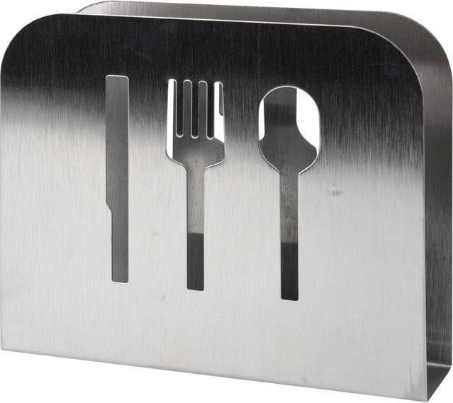 Excellent Houseware Serwetnik / stojak na serwetki stalowy SZTUĆCE uniwersalny