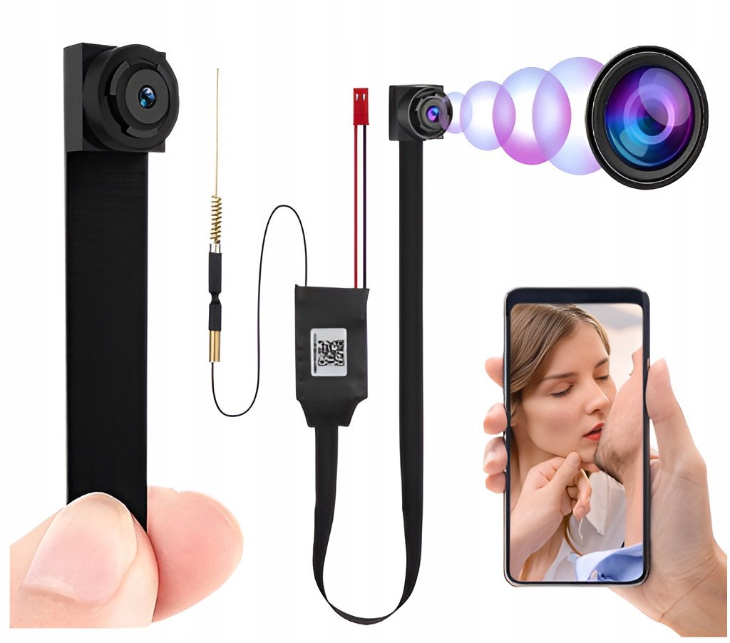 Mini Kamera Szpiegowska Wi-Fi HD z Detekcją Ruchu