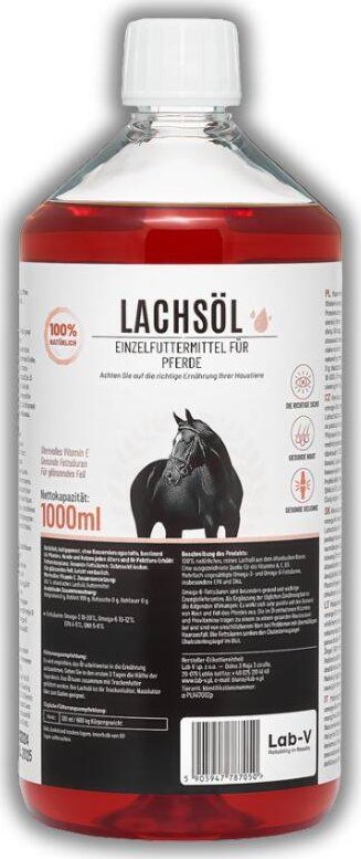 LAB V LAB-V Olej z Łososia Lachsl dla koni 1000ml