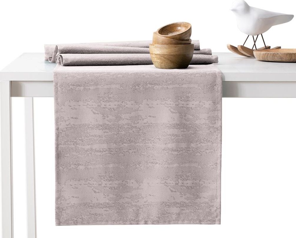 AmeliaHome AmeliaHome bieżnik plamoodporny VESTA HMD POWDERPINK 40X140