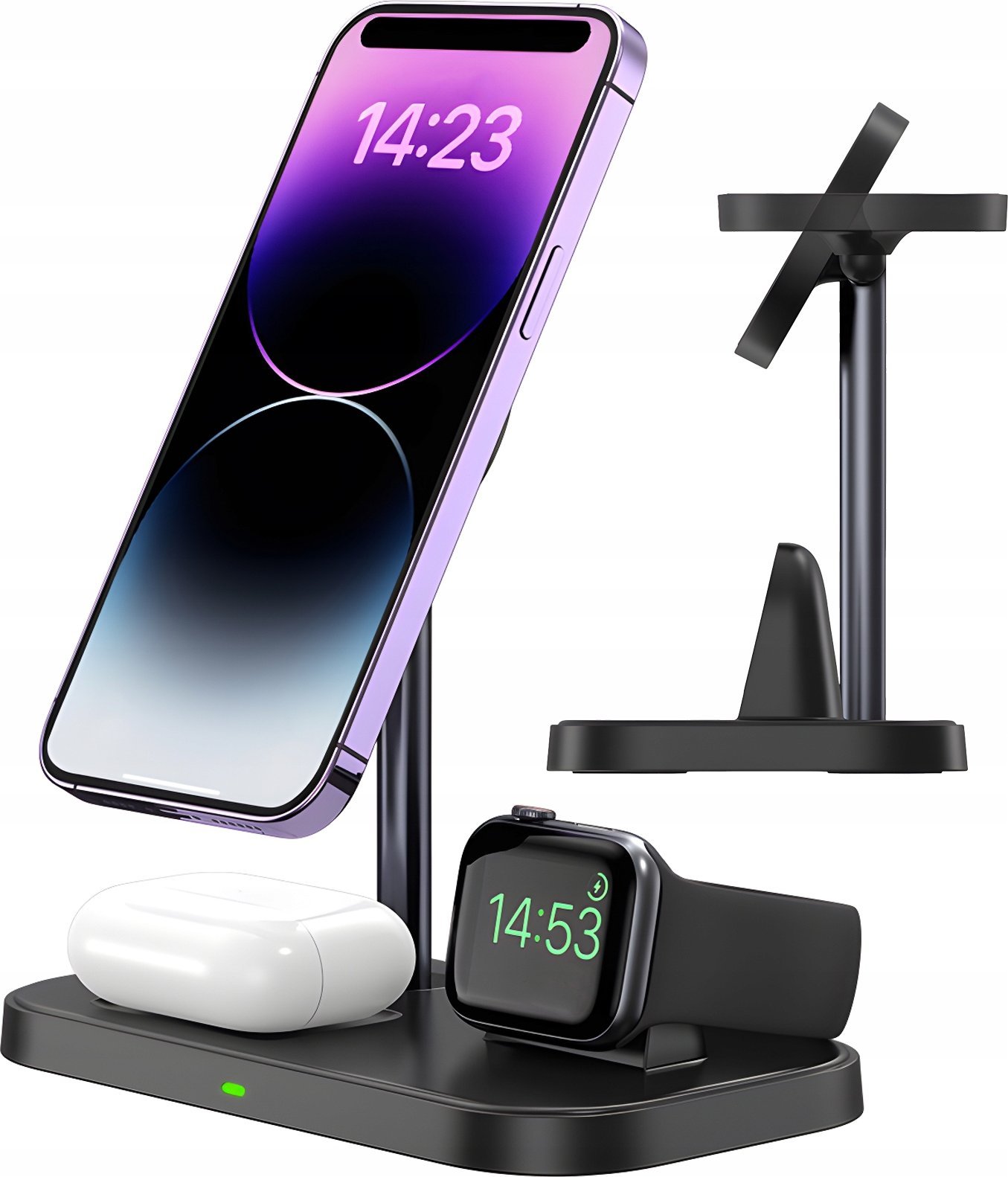 STACJA ŁADUJĄCA 3w1 ZHX-CW01 CZARNA