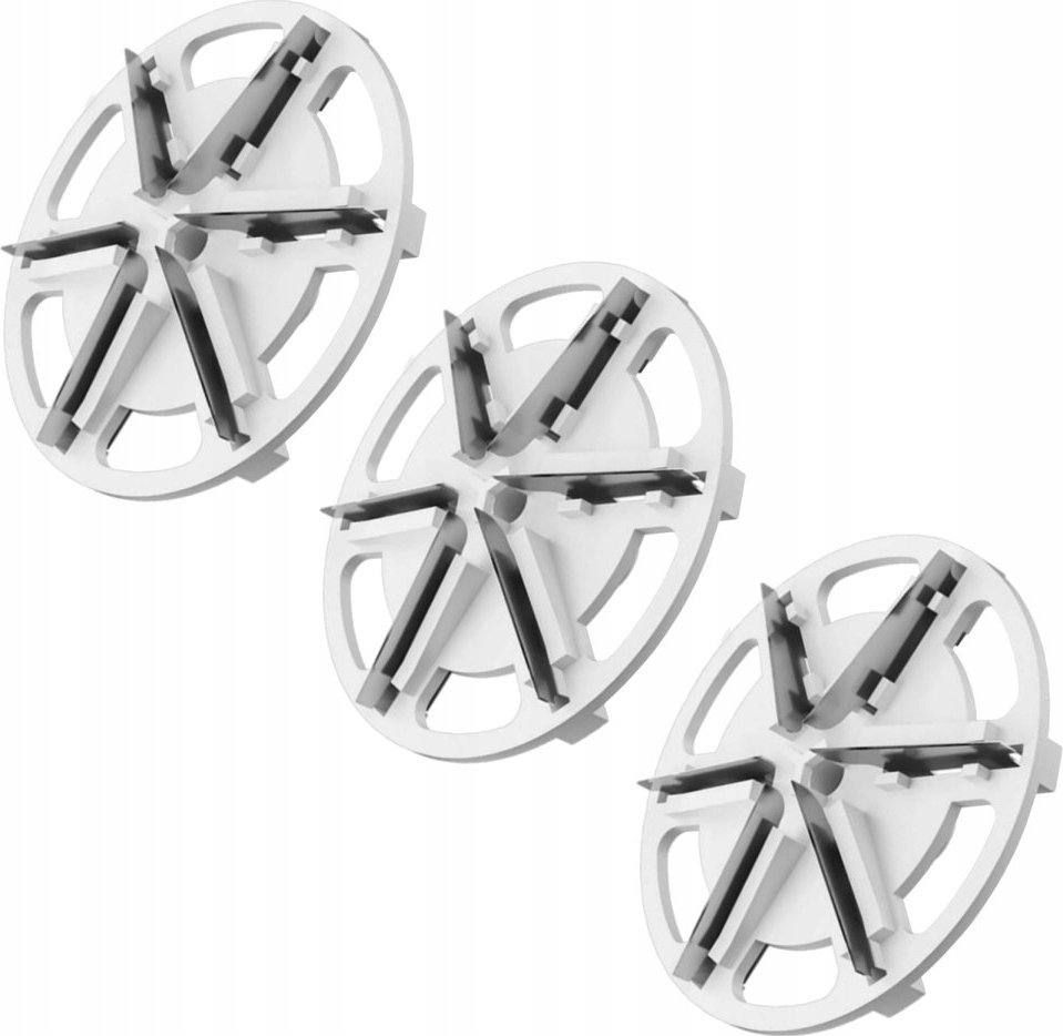 WYMIENNE ZAPASOWE OSTRZA GOLARKI DO UBRAŃ STAL NIERDZEWNA ZESTAW - 3 SZTUKI