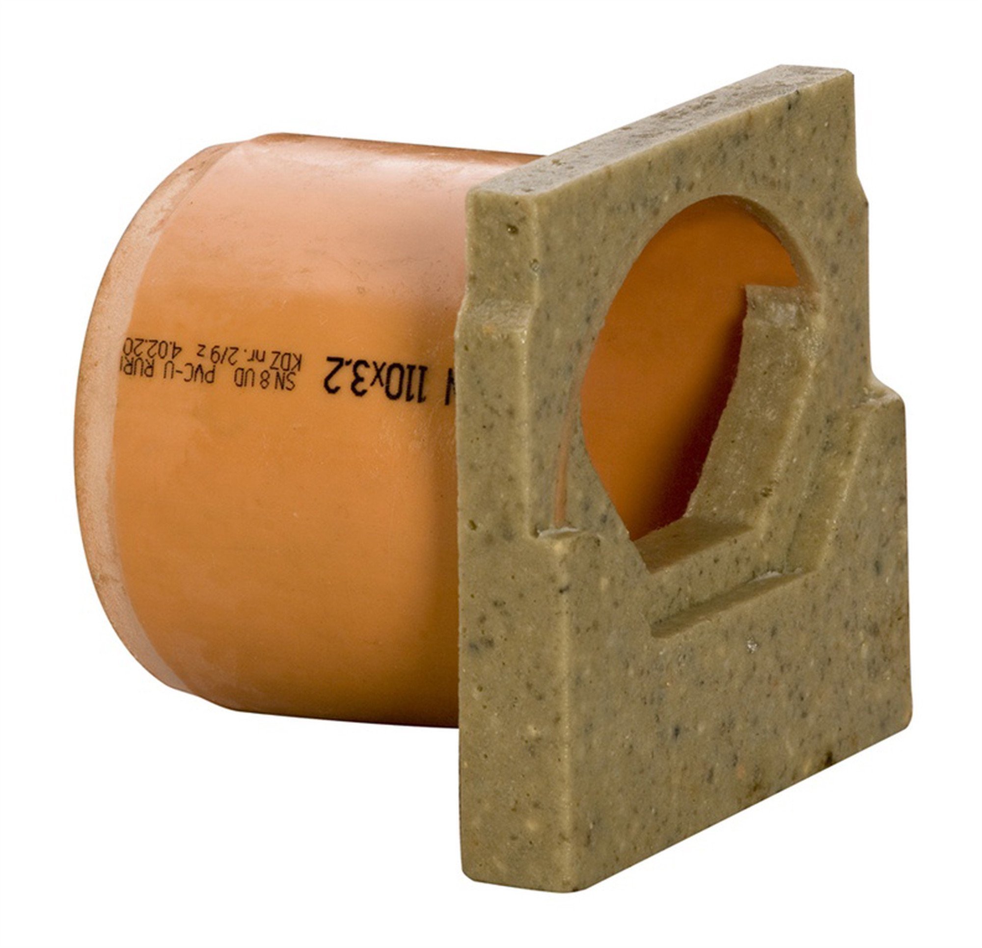 REAR WALL WITH PVC PIPE H90