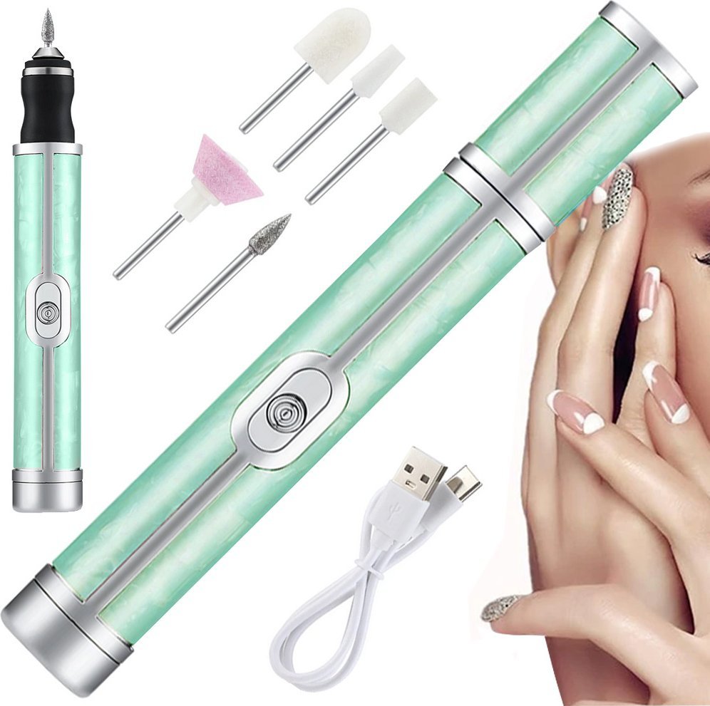 Verk Frezarka do paznokci manicure pedicure frezy zestaw frezów usb akumulator Frezarka do paznokci manicure pedicure frezy zestaw frezów usb akumulat