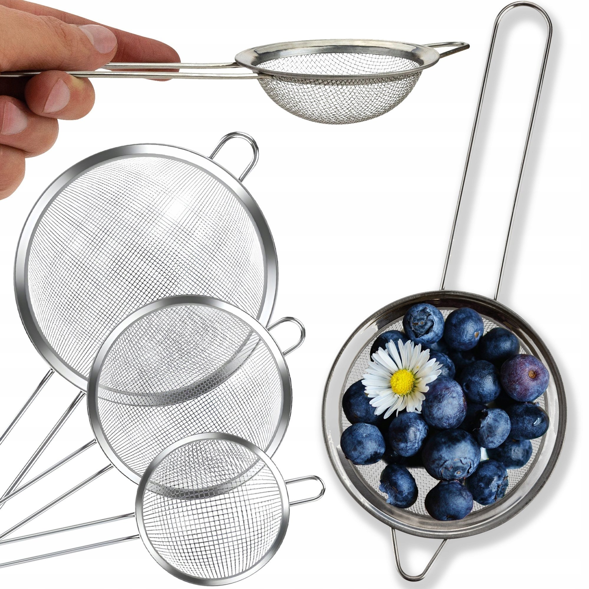 Florina Zestaw sitek PrzydaSie ze stali nierdzewnej