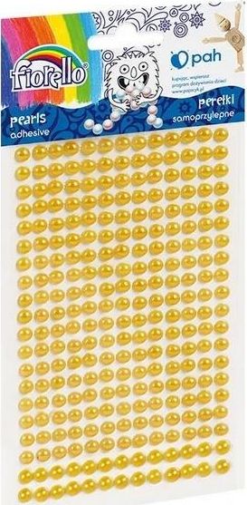 Fiorello Perełki samoprzylepne żółte FIORELLO