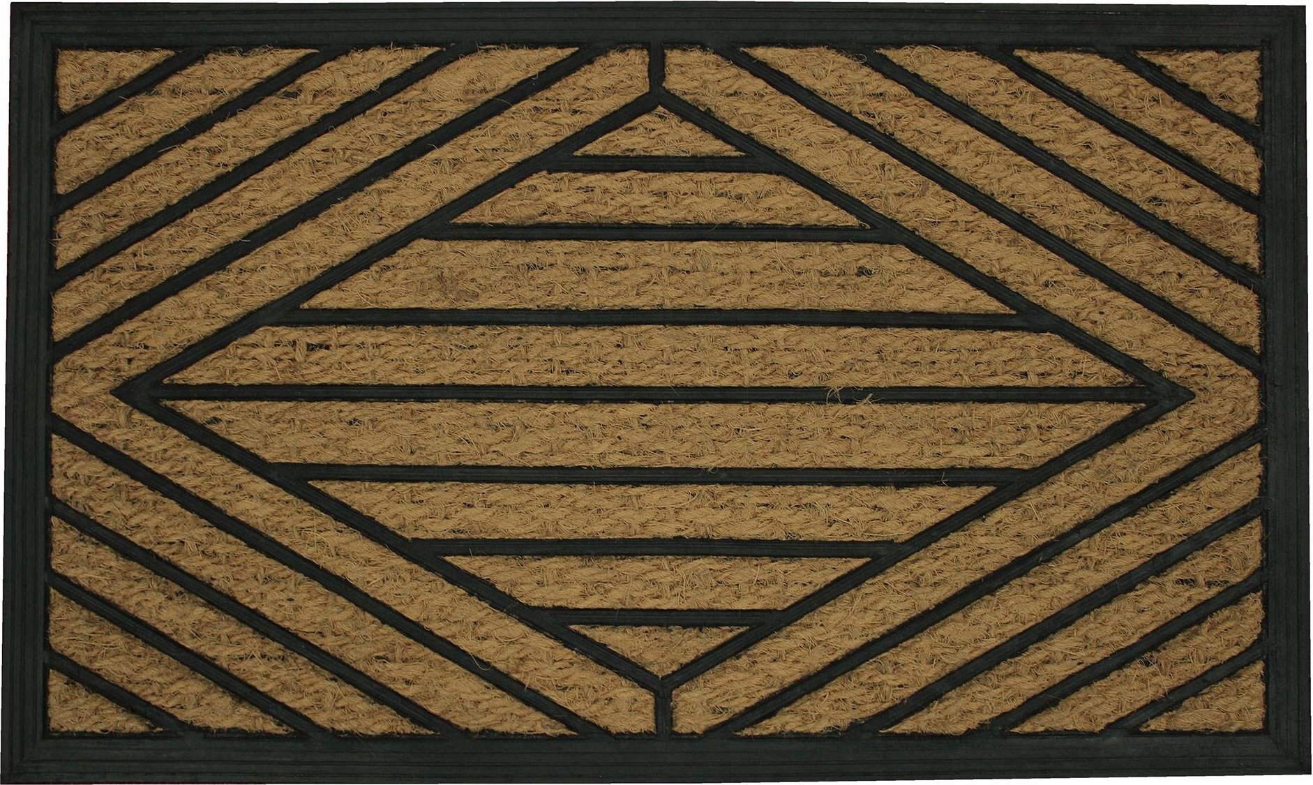 Douceur d`Interieur Prostokątna wycieraczka z włóknem kokosowym LOZYS, 45 x 75 cm