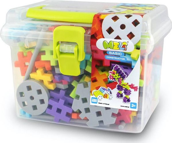 Meli Klocki Meli Constructor Travel Box 250 el.