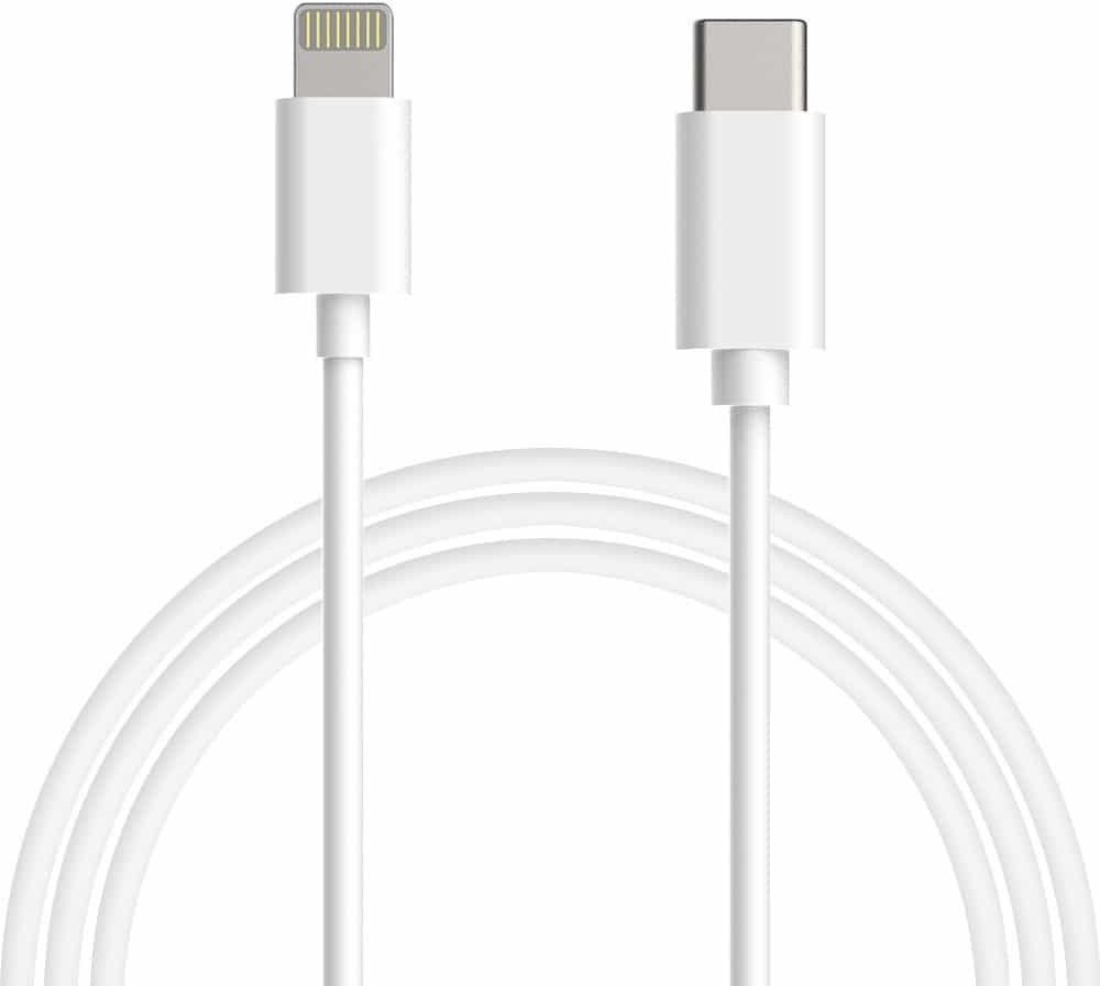 Kabel USB Apple USB-C - Lightning 1 m Biały (MUQ93ZM/A)