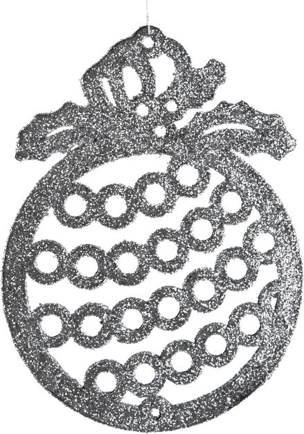 Witek Home 12x Ozdoba świąteczna bombka srebrna