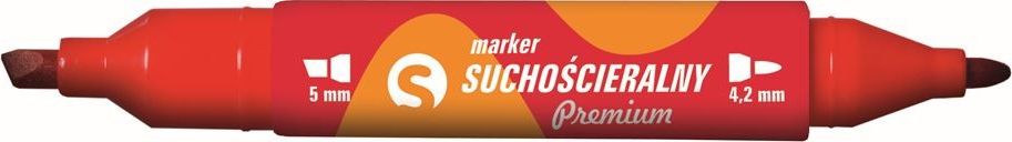 Tetis Marker suchoĹ›cieralny KM504-C2 czerwony
