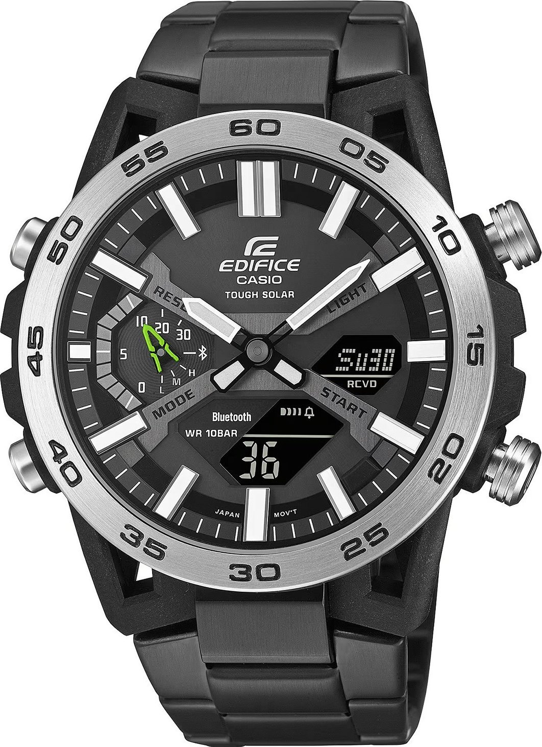 Zegarek sportowy EDIFICE Casio Edifice ECB-2000DD-1AEF BLUETOOTH100m czarny