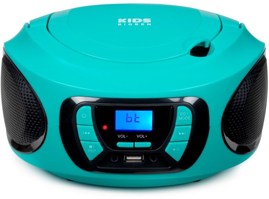 Bigben CD62BLUSBBT - przenośny odtwarzacz CD/MP3, USB z radiem FM i Bluetooth