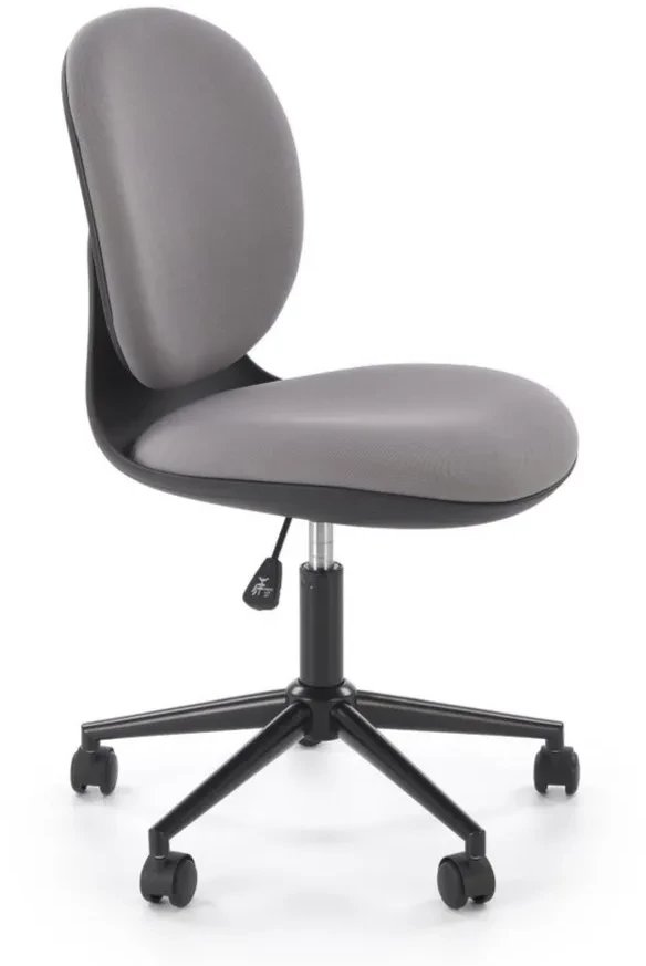 Fotel dziecięcy ORION szary/czarny HALMAR