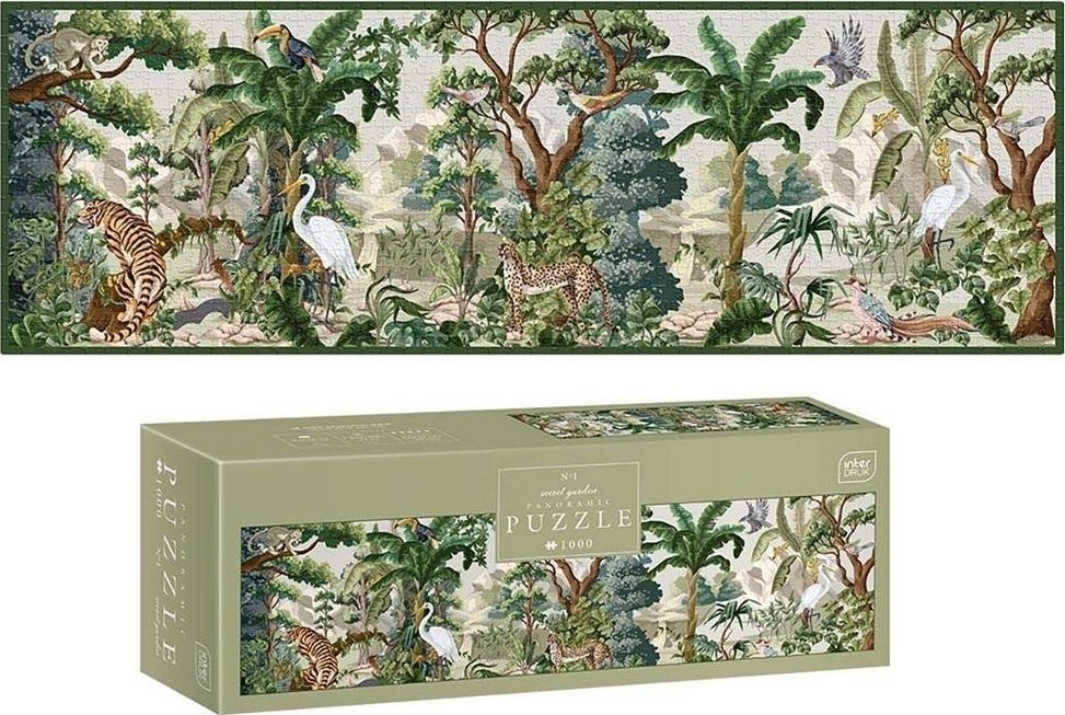 Interdruk Puzzle panorama 1000 Secret Garden 1