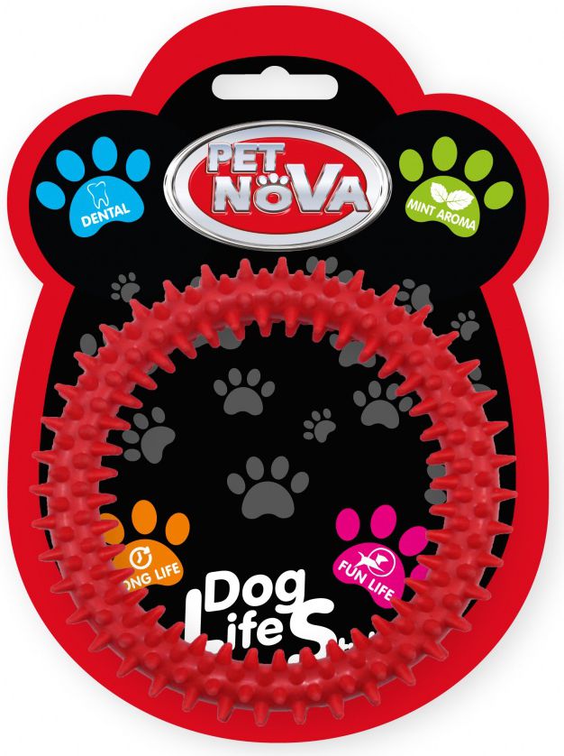 Pet Nova TPR Dentring Red 12.5cm