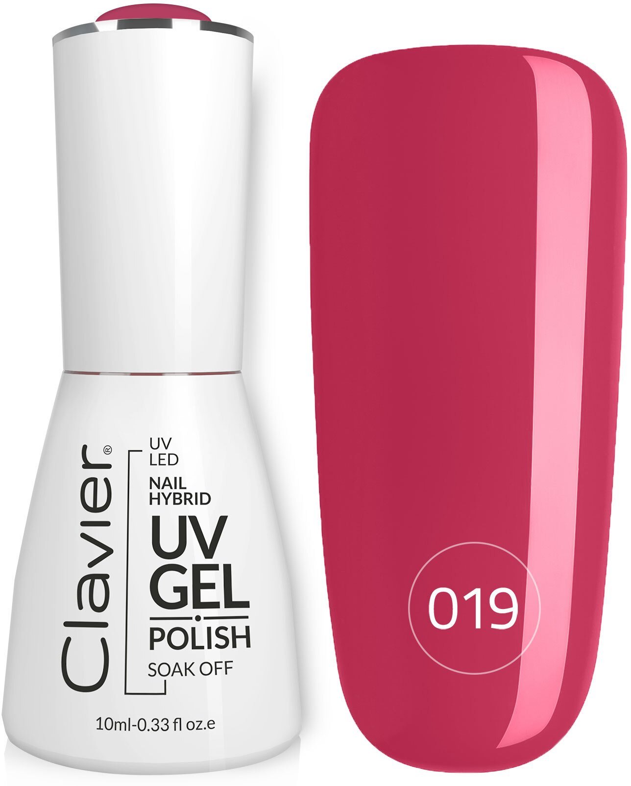 Realac CLAVIER_Nailsology Gel Polish hybrydowy lakier 019 Pink Thoughts 8ml