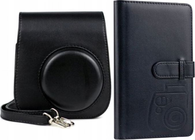 Pokrowiec LoveInstant Futerał Etui Do Fuji Instax Mini 11 + Album Czarny