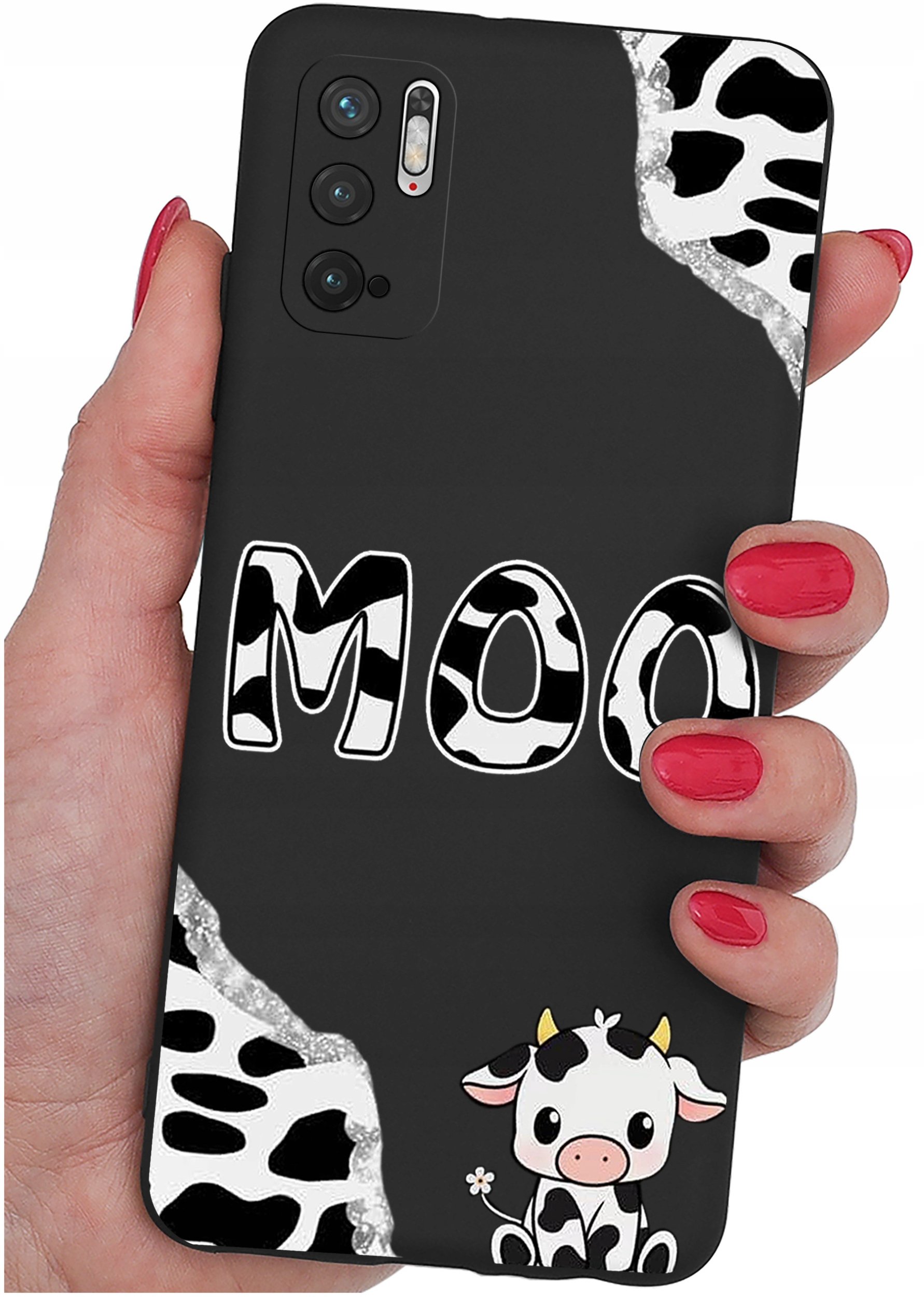 ETUI do Xiaomi Redmi Note 10 5G | WZORY | SILIKONOWE MATT CASE + SZKŁO 9H