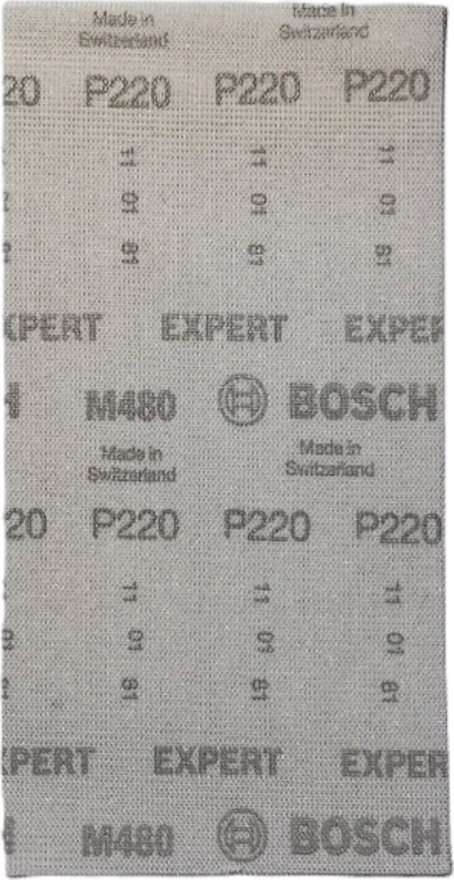 Szlifierka Bosch Bosch Expert M480 mesh structure sanding sheet 115 x 230mm, K220 (50 pieces, for orbital sanders)