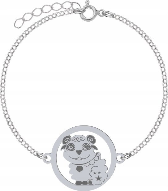 Radziszewska Jewellery Srebrna Bransoletka CUTIE OWIECZKA DEDYKACJA