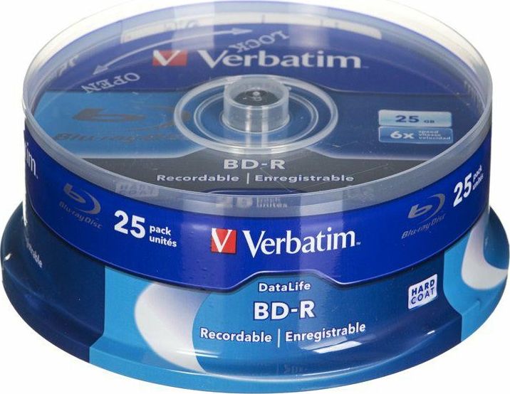 Verbatim BD-R 25 GB 6x 25 sztuk (43837)