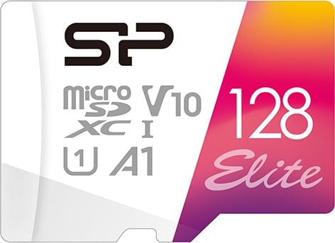 Karta Silicon Power Elite MicroSDXC 128 GB Class 10 UHS-I/U1 A1 V10 (SP128GBSTXBV1V20SP)