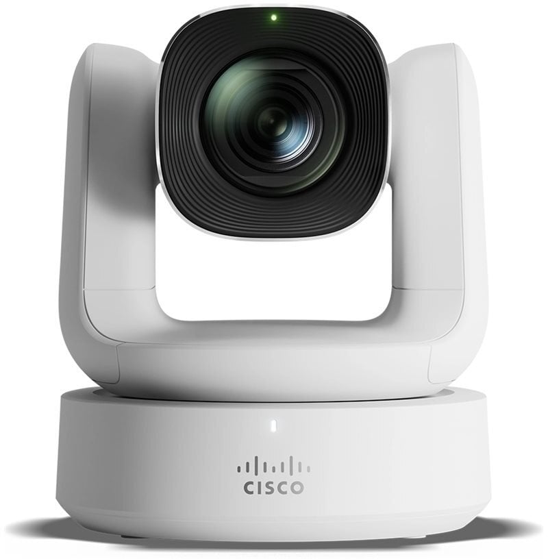 Kamera IP Cisco Room Vision PTZ kamera konferencyjna PTZ kolor 3840 x 2160 4K UHD (3840 x 2160) napędzany silnikiem HDMI, Video przez IP GbE DC 42.5 -