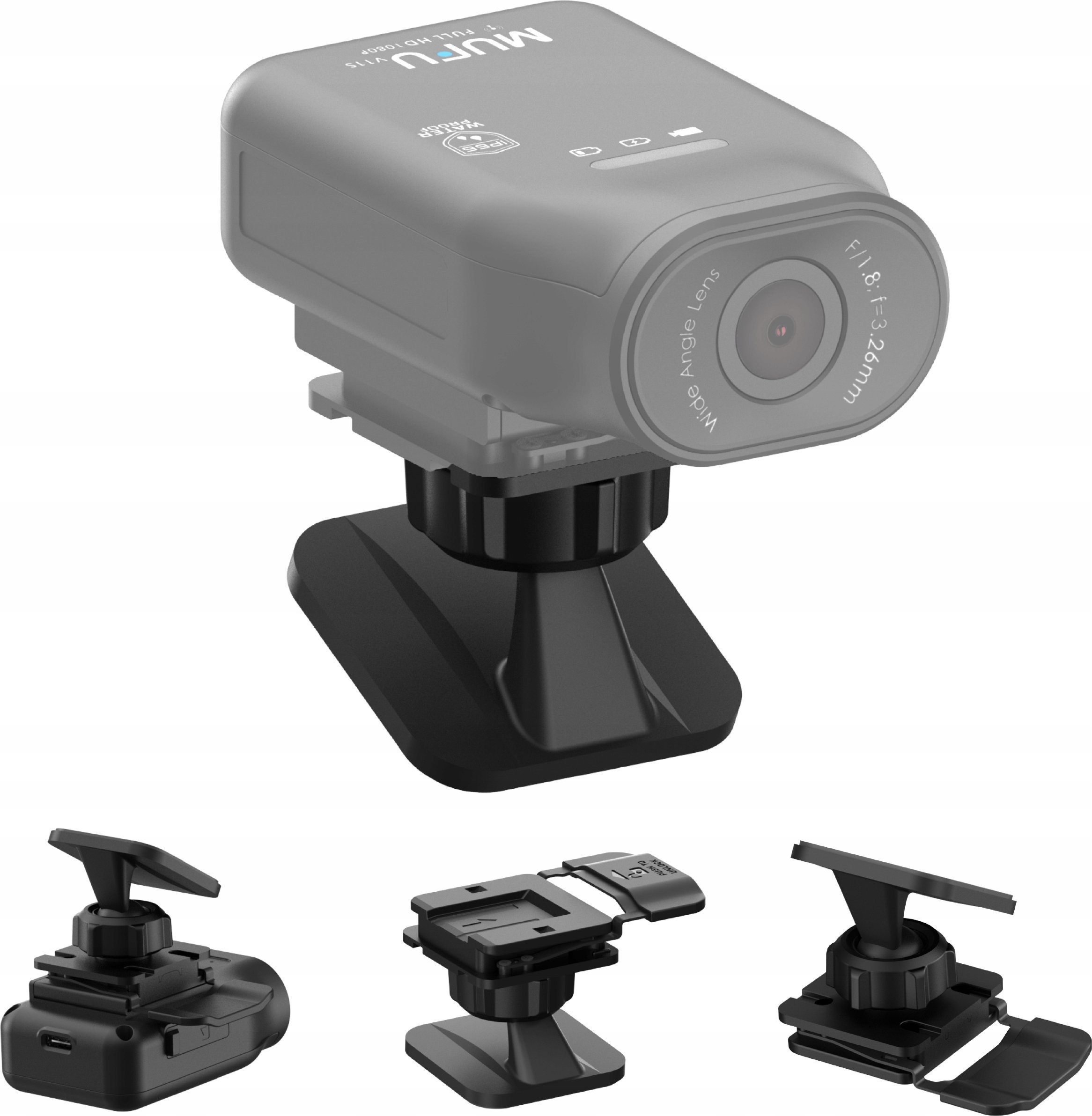 MUFU Uchwyt do rejestratora V11 Mount Moto 3M MUFU