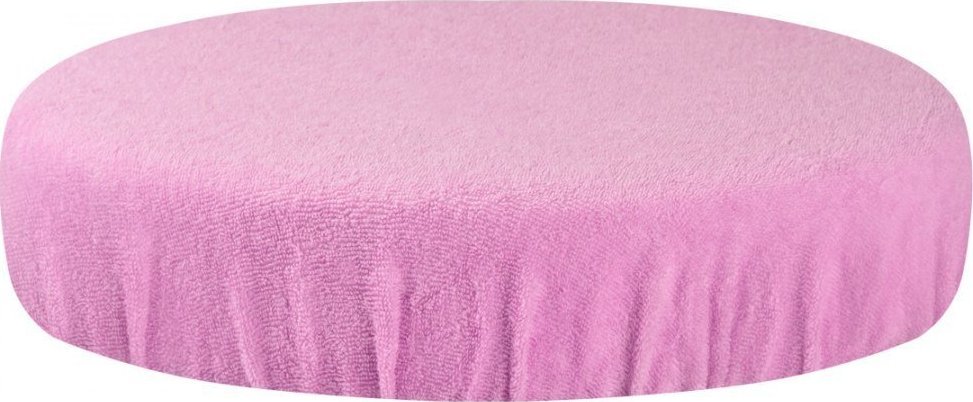 Activeshop Pokrowiec Frotte Na Taboret Różowy
