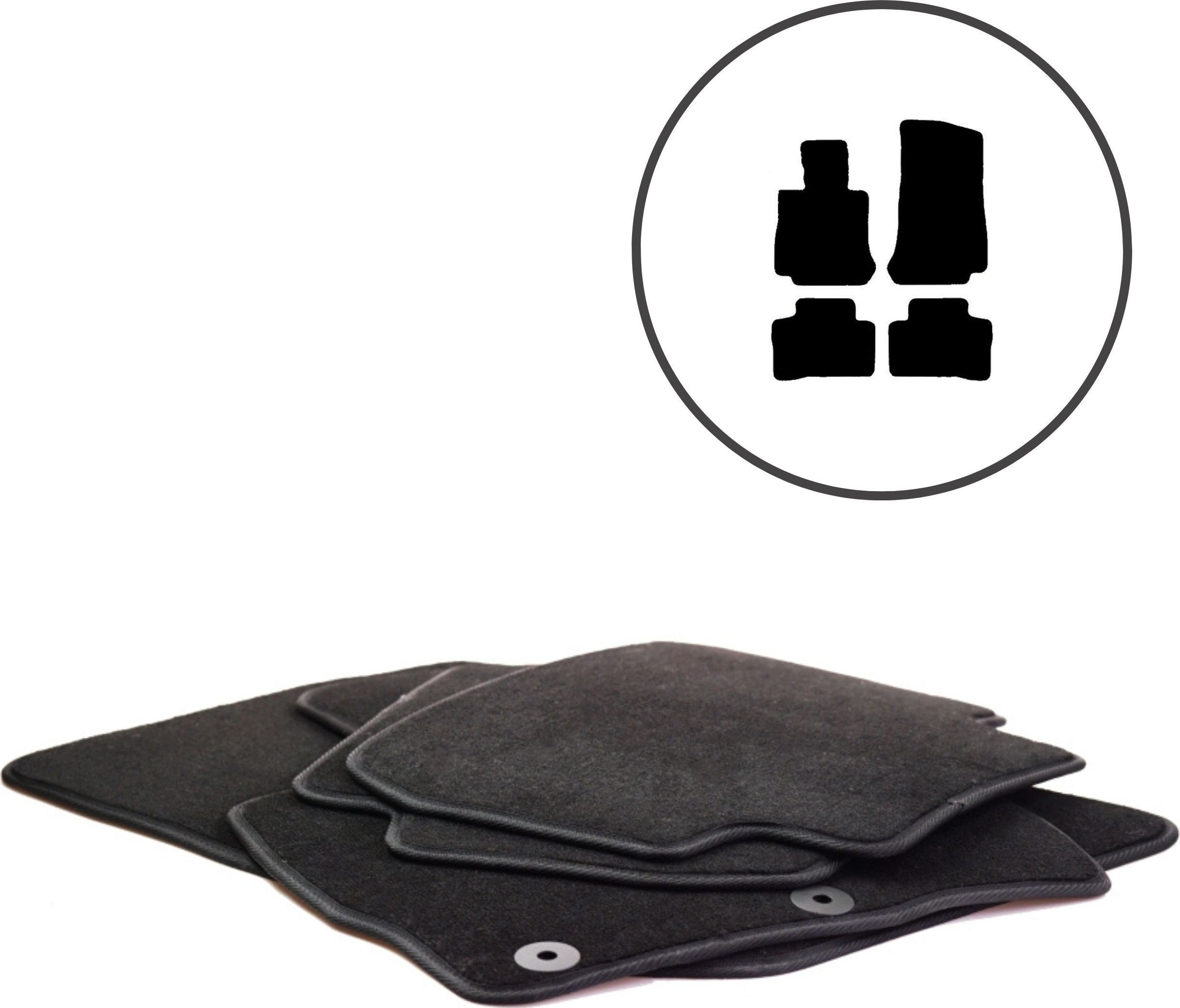 Dikel Dywaniki samochodowe 4szt. Mercedes-Benz GLC