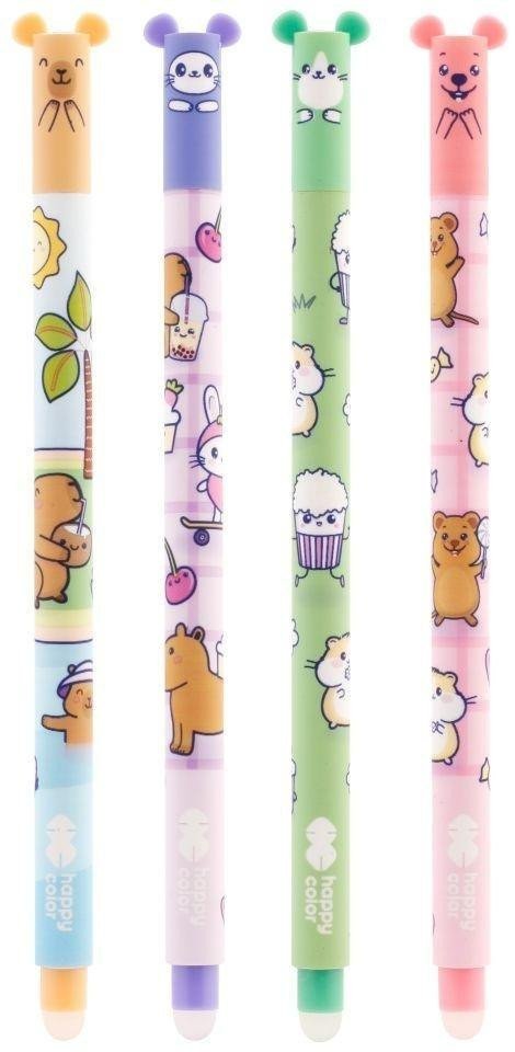 Długopis wymaz. Kapibara nieb (12szt) HAPPY COLOR